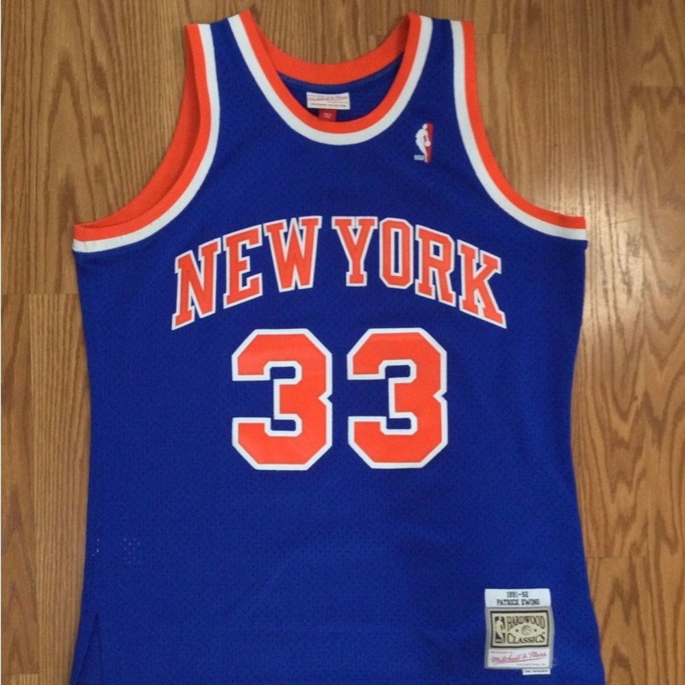 New York Knicks Mitchell & Ness Ewing Jersey